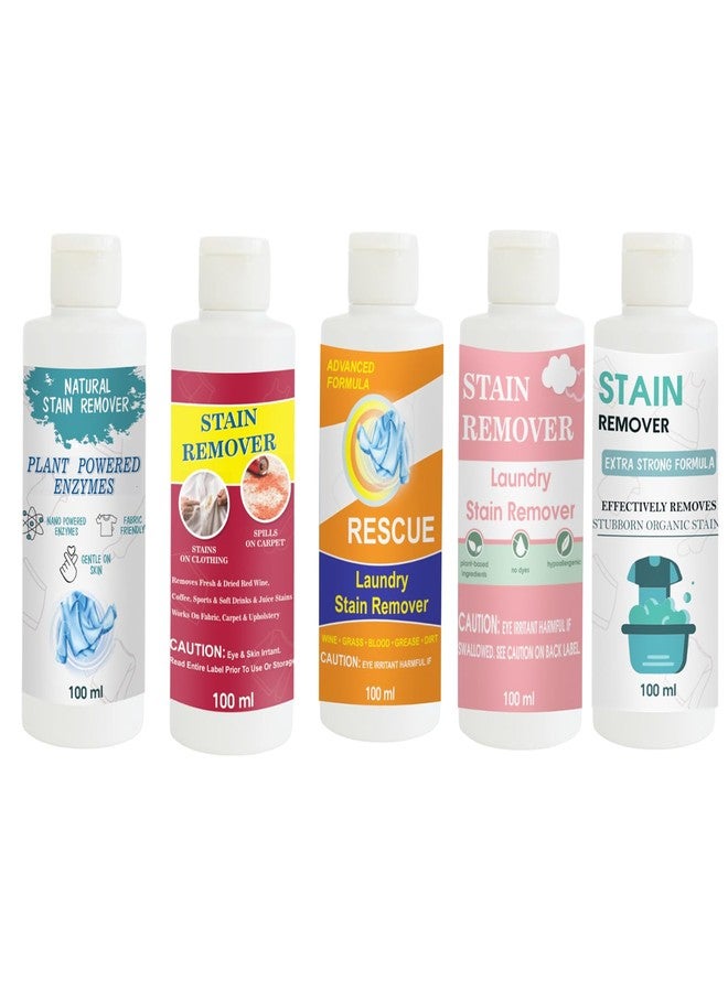 TOOVUS Stain Remover Combo Pack of Shirt, Red, Orange, Pink and Doll Stain Remover | Multi-Surface Cleaning Solution for Clothes, Fabrics, Upholstery (100 g Each) - Image 1